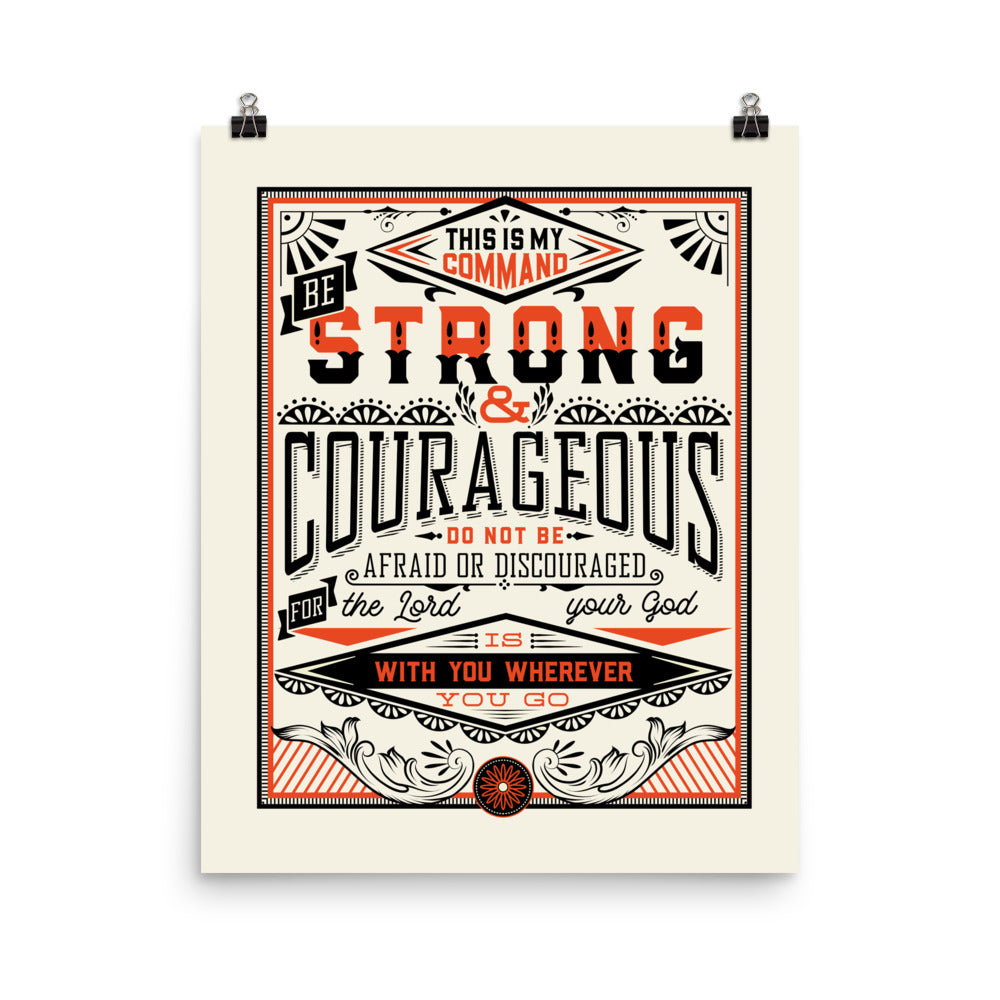 Be Strong and Courage {Poster} Be Strong and Courage {Poster}