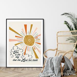 This is the Day the Lord has Made Art Poster Print
