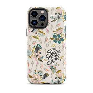 Then Sings My Soul floral Dual Layer iPhone case
