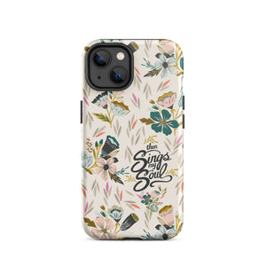 Then Sings My Soul floral Dual Layer iPhone case