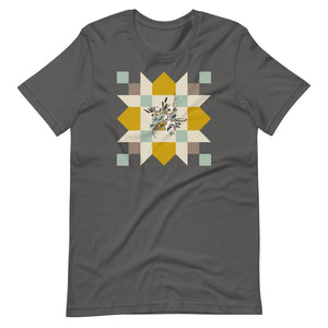 Floral Quilt Block Tee / T Shirt